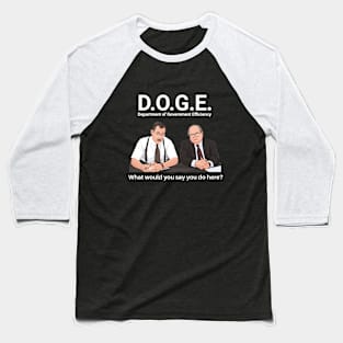 D.O.G.E. Department of Government Efficiency Baseball T-Shirt